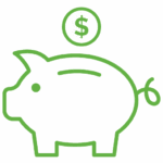 Piggy bank icon
