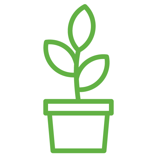 Potted plant icon